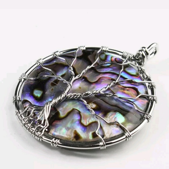 New Zealand Paua shell tree of life - Picture 2 of 8
